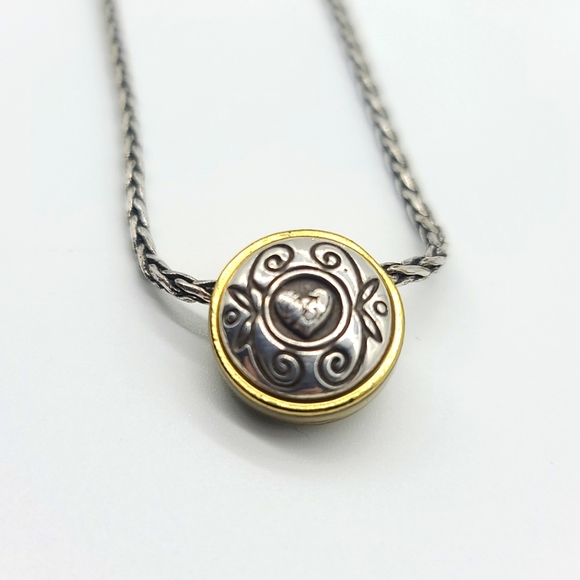 Brighton "Celestial" Swarovski Blue Topaz Crystal Retired Neck! - Picture 9 of 14